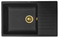 Мойка кухонная Zorg GR 780 BLACK BRONZE 780*500 мм (черный/бронза)