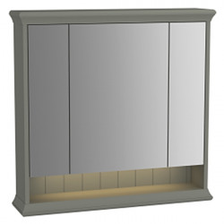 Зеркальный шкаф Vitra Valarte 62232 80 см, серый