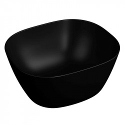 Квадратная раковина-чаша Vitra Plural высокая, 45 cm, Матовый Черный 7811B483-0016