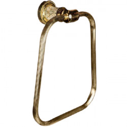 Кольцо для полотенец Boheme Murano Cristal 10905-CRST-G (золото)