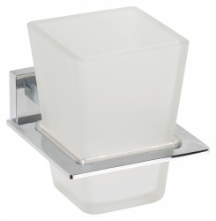 Стакан для ванной комнаты Bemeta Plaza 118110052 (хром) настенный