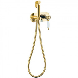 Гигиенический душ со смесителем Boheme Imperiale 425 (золотой)