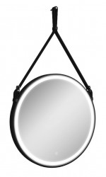 Зеркало Континент Millenium black ЗЛП969 650*650 мм  (LED)