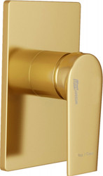 Встраиваемый смеситель для душа WasserKRAFT Aisch 5551 (золото матовое)