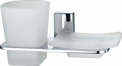 Стакан для ванной комнаты WasserKRAFT Leine K-5026 (хром)