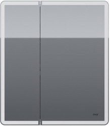 Зеркальный шкаф Dreja Point 700*800 мм (LED) (белый)