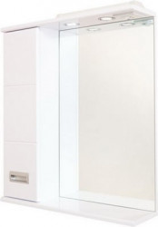 Зеркальный шкаф Onika Балтика 672*715 мм (LED) белый L