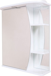 Зеркальный шкаф Onika Луна 550*715 мм (LED) белый L