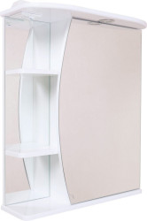 Зеркальный шкаф Onika Луна 550*715 мм (LED) белый R