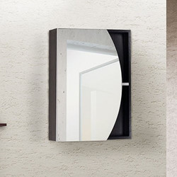 Зеркальный шкаф Onika Дуэт 520*736 мм (венге луизиана/бодега светлый)