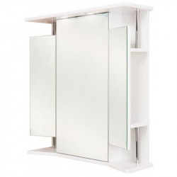 Зеркальный шкаф Onika Валерия 650*762 мм (LED) белый