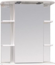 Зеркальный шкаф Onika Глория 650*715 мм (LED) белый L