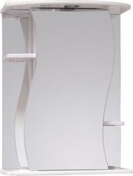 Зеркальный шкаф Onika Лилия 550*715 мм (LED) белый R