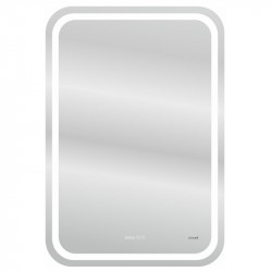 Зеркало Cersanit 050 Design Pro KN-LU-LED050*55-p-Os 55*80 см (LED, часы, подогрев)