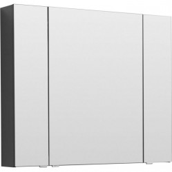 Зеркальный шкаф Aquanet Алвита 100 см (серый антрацит)