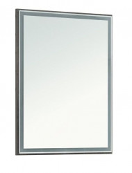 Зеркало Aquanet Nova Lite 600*800 (LED) ( дуб рошелье)