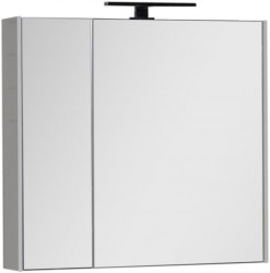 Зеркальный шкаф Aquanet Латина 80 см (белый)