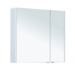 Зеркальный шкаф Aquanet Палермо 80 см (белый глянец)