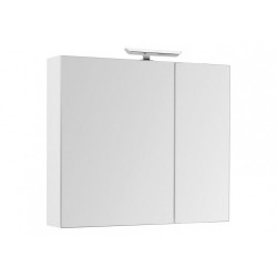 Зеркальный шкаф Aquanet Йорк 100 см (белый глянец)