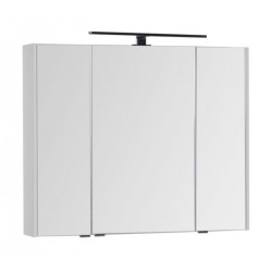 Зеркальный шкаф Aquanet Латина 90 см (белый)