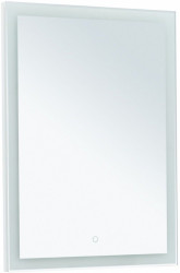 Зеркало Aquanet Гласс 600*800 мм (белый) LED