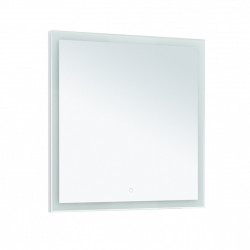 Зеркало Aquanet Гласс 800*800 мм (белый) LED