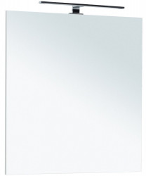 Зеркало Aquanet Lino 800*850 мм (белый матовый)