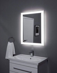 Зеркало Aquanet Алассио 600*850 мм с LED подсветкой , с инфракрасным управлением (белый)