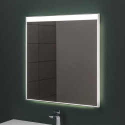 Зеркало Aquanet Палермо 800*850 мм с LED подсветкой , с инфракрасным управлением (белый)