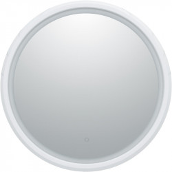 Зеркало Aquanet Дакар 800*800 мм с LED подсветкой, сенсорный выключатель  (белый)