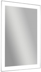 Зеркало Aquanet Алассио New 450*950 мм с LED подсветкой , сенсорный выключатель (белый)