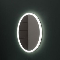 Зеркало Aquanet Комо New 600*850 мм с LED подсветкой, сенсорный выключатель (белый)