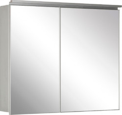 Зеркальный шкаф Aquanet De Aqua Алюминиум 100 см (серебро)