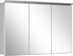 Зеркальный шкаф Aquanet De Aqua Алюминиум 120 см (серебро)