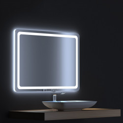 Зеркало Aquanet De Aqua Смарт 900*750 мм с LED подсветкой