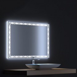 Зеркало Aquanet De Aqua Тренд 1000*750 мм с LED подсветкой