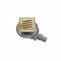 Душевой трап Pestan Confluo Standard Tide 4 Mask Gold 13000143 150 мм (золото)