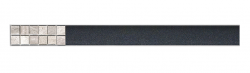 Решетка для водоотводящего желоба AlcaPlast TILE-850 850 мм (хром)​​​​​​​ под плитку