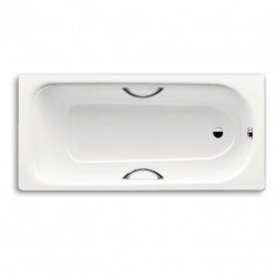 Ванна стальная Kaldewei Saniform Plus Star 170*75 см мод.336 +easy-clean+anti-sleap (с отверстиями под ручки) 133630003001