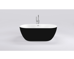 Ванна акриловая Black&White Swan SB111-Black 180*75 см (черный)