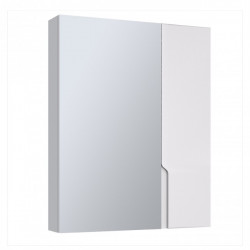 Зеркальный шкаф Runo Стокгольм R 60 см (белый)