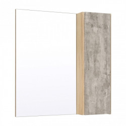 Зеркальный шкаф Runo Мальта R 00-00001102 70 см (дуб/серый)