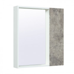 Зеркальный шкаф Runo Манхэттен 00-00001016 65 см (серый бетон)