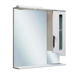 Зеркальный шкаф Runo Толедо R 00000001041 75 см (белый)