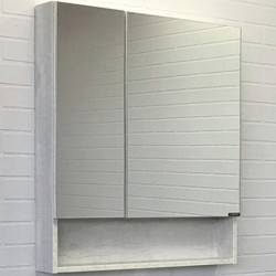 Зеркальный шкаф Comforty Никосия 00-00006163 70 см (дуб белый)