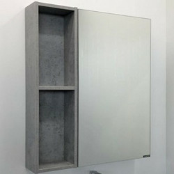 Зеркальный шкаф Comforty Осло 00-00006164 70 см (бетон светлый)