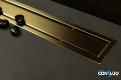 Душевой лоток Pestan Confluo Premium Line Gold 13100051 450 мм (золото)