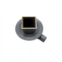 Душевой трап Pestan Confluo Standard Dry 1 Black Glass Gold 13000172 100 мм (черный/золото)