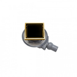 Душевой трап Pestan Confluo Standard Black Glass 4 Gold 13000155 150 мм (черный/золото)