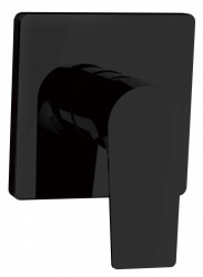 Встраиваемый смеситель для душа Aquanet Static AF330-50B (черный матовый)